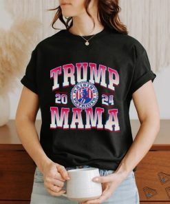 Trump Mama Raising Patriots 2024 Ladies Boyfriend Shirt