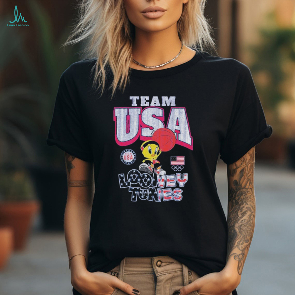 Tweety Bird Team USA Looney Tunes Toddler Basketball T Shirt Tweety Bird Team USA Looney Tunes Toddler Basketball T Shirt