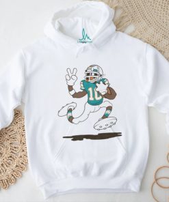 Tyreek Hill 10 Miami Dolphins football funny cartoon art shirt