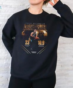 Tyrese Haliburton Is The 2023 24 NBA Assists Leader Vintage T Shirt