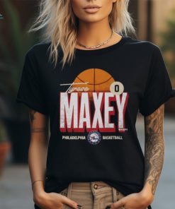 Tyrese Maxey Philadelphia 76ers Label T Shirt