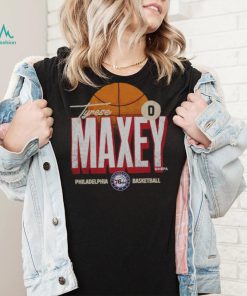 Tyrese Maxey Philadelphia 76ers Label WHT Shirt