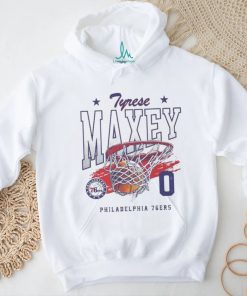 Tyrese Maxey Philadelphia 76ers Swish Shirt, hoodie, sweater, long sleeve and tank top Tyrese Maxey Philadelphia 76ers Swish Shirt