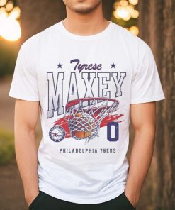 Tyrese Maxey Philadelphia 76ers Swish Shirt, hoodie, sweater, long sleeve and tank top Tyrese Maxey Philadelphia 76ers Swish Shirt