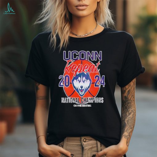 UCONN Huskies Men’s Basketball Repeat 2024 National Champions NCAA Men’s Basketball T Shirt