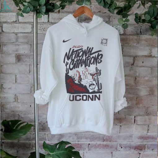 UConn Huskies Nike 2024 NCAA Men’s Basketball National Champions Skyline Shirt