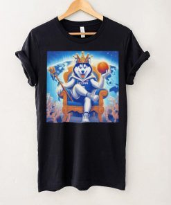 UConn Huskies basketball king mascot shirt