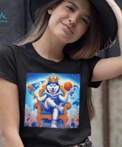UConn Huskies basketball king mascot shirt