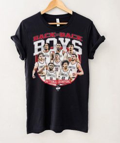 UConn NCAA Men’s Basketball Back To Back National Champs Player Collage Shirt