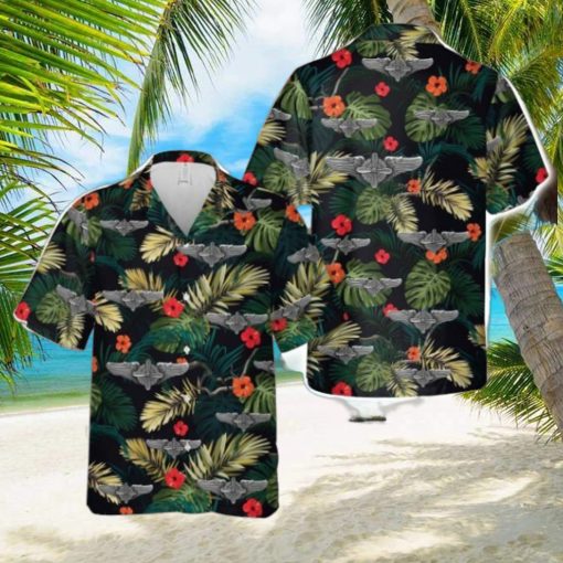 US Air Force Flight Engineer Wings (basic) Hawaiian Shirt Summer Holiday Gift