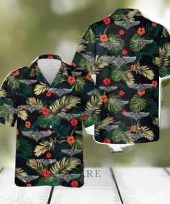 US Air Force Flight Engineer Wings (basic) Hawaiian Shirt Summer Holiday Gift