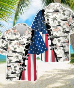 US Air Force Northrop Grumman B 21 Raider Retro Beach Pattern Hawaiian Shirt Summer Holiday Gift