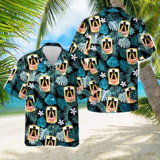 US Army 11th Signal Brigade SSI Aloha Hawaiian Shirt Gift For Summer