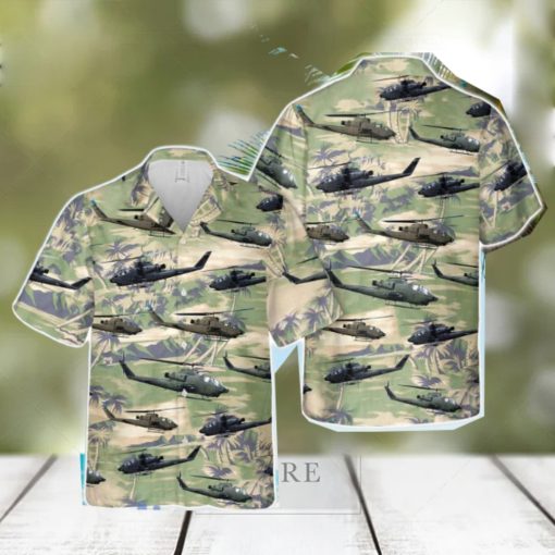 US Army AH 1F Hawaiian Shirt Holiday Summer Gift