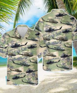 US Army AH 1F Hawaiian Shirt Holiday Summer Gift