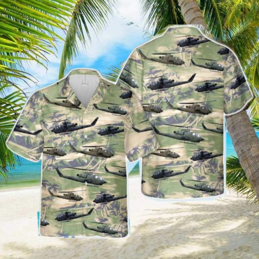 US Army AH 1F Hawaiian Shirt Holiday Summer Gift