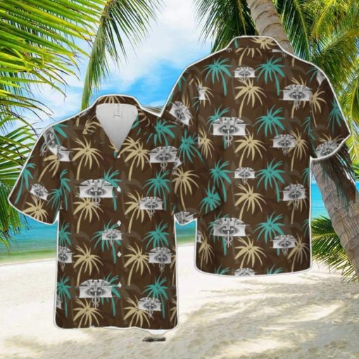 US Army Expert Field Medical Badge Hawaiian Shirt Holiday Summer Gift