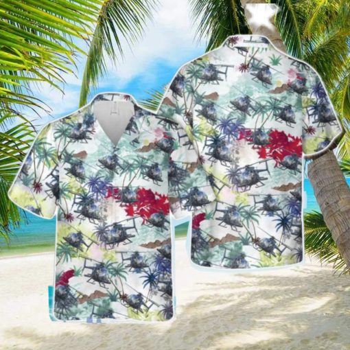 US Army MD Helicopters MH 6 Little Bird Hawaiian Shirt Holiday Summer Gift