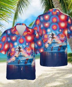 US Coast Guard, 4th Of July Hawaiian Shirt