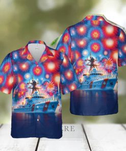 US Coast Guard, 4th Of July Hawaiian Shirt