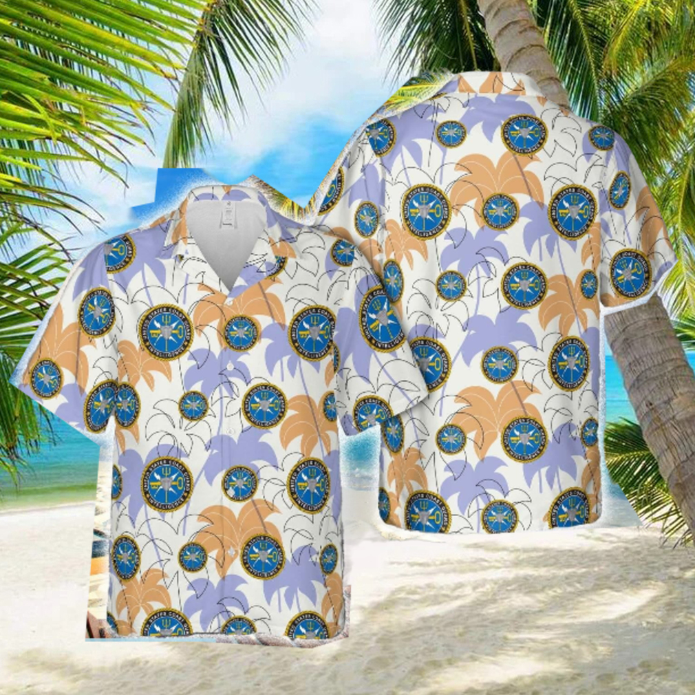 US Coast Guard (USCG) Intelligence Hawaiian Shirt US Coast Guard (USCG) Intelligence Hawaiian Shirt