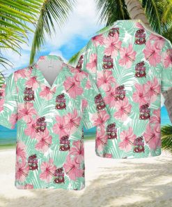 US Navy Female Chick Chief CPO Pink Hawaiian Shirt