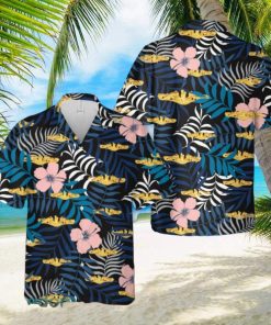 US Navy Submarine Warfare Insignia Hawaiian Shirt US Navy Aloha Shirt