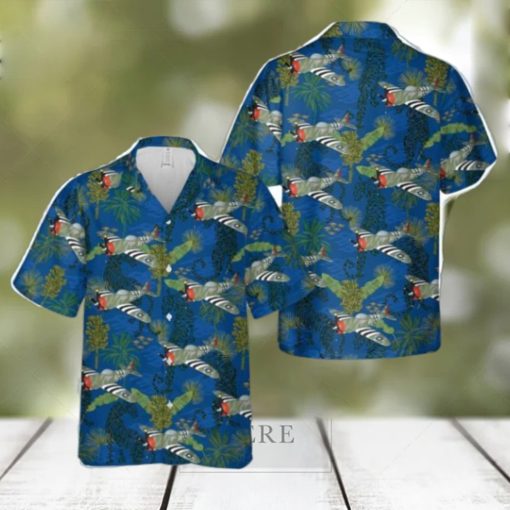 USAAF fighter bomber airplane Republic P 47 Thunderbolt Gabby Gabreski Hawaiian Shirt Summer Holiday Gift