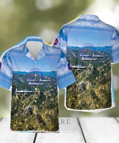 USAF 33rd Flying Training Squadron Beechcraft T_6 Texan II Hawaiian Shirt