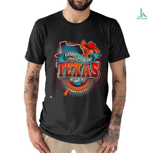 USSSA Lubbock Texas Fast Pitch Giant Side of Texas Tournament 2024 logo shirt