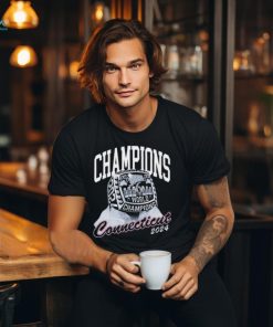Uconn 6 Time World Champions Connecticut 2024 Ladies Boyfriend Shirt