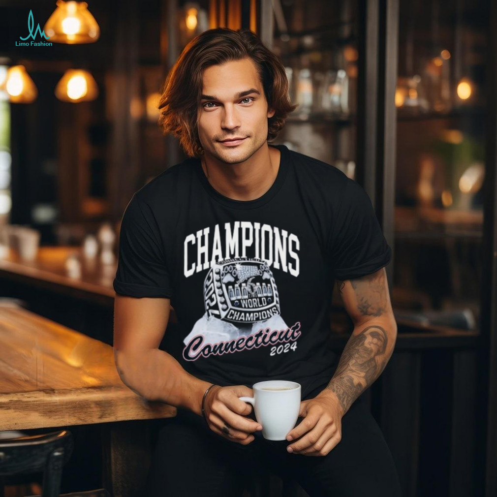 Uconn 6 Time World Champions Connecticut 2024 Ladies Boyfriend Shirt Uconn 6 Time World Champions Connecticut 2024 Ladies Boyfriend Shirt