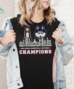 Uconn Huskies 2024 Men’s Basketball National Champions Players Name City Skyline Shirt
