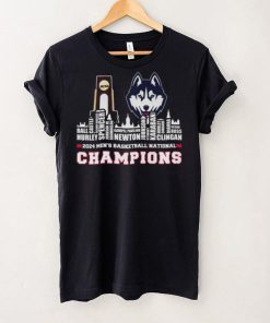 Uconn Huskies 2024 Men’s Basketball National Champions Players Name City Skyline Shirt