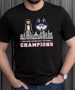 Uconn Huskies 2024 Men’s Basketball National Champions Players Name City Skyline Shirt
