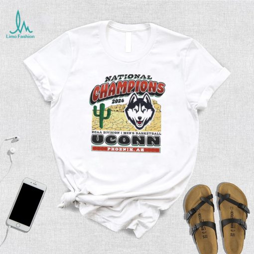 Uconn Huskies 2024 National Champions NCAA Division I Men’s Basketball UConn Phoenix AZ shirt