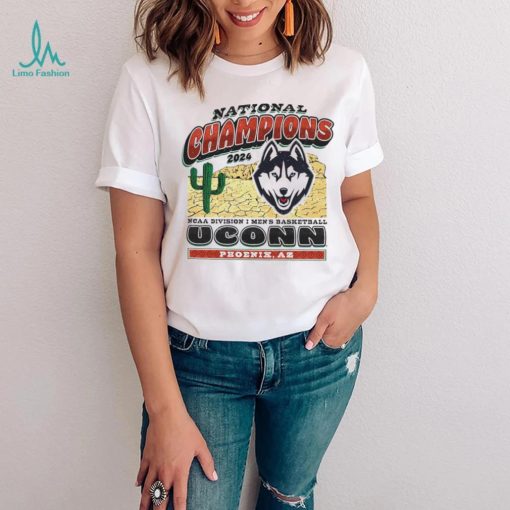 Uconn Huskies 2024 National Champions NCAA Division I Men’s Basketball UConn Phoenix AZ shirt