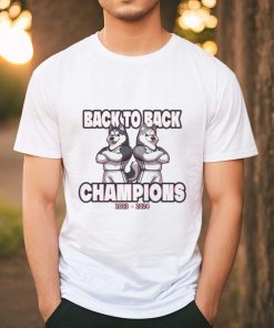 Uconn Huskies Mascot Back to Back Champions 2023 2024 Shirt