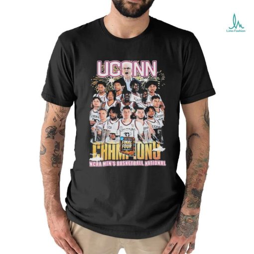 Uconn Huskies Men’s Basketball 2024 NCAA National Champions Fan Celebration T Shirt
