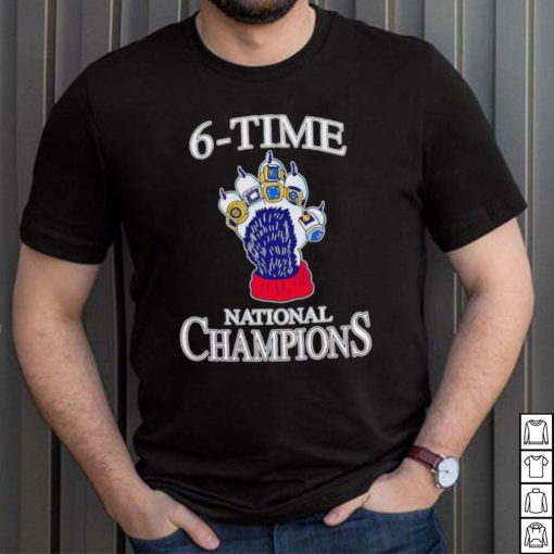 Uconn Huskies Men’s basketball 6 Time National Champions shirt