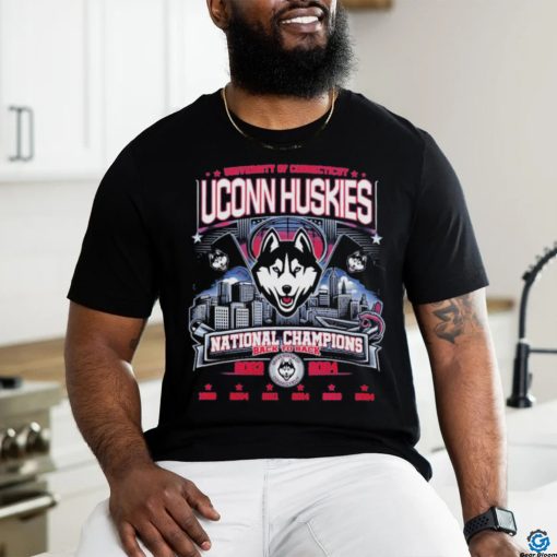 Uconn Huskies University Of Connecticut National Champions 2024 Back To Back T Shirt