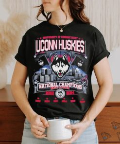 Uconn Huskies University Of Connecticut National Champions 2024 Back To Back T Shirt