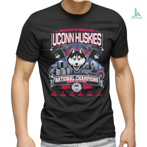 Uconn Huskies University Of Connecticut National Champions 2024 Back To Back T Shirt