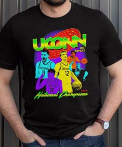 Uconn Huskies on repeat 2024 National Champions shirt