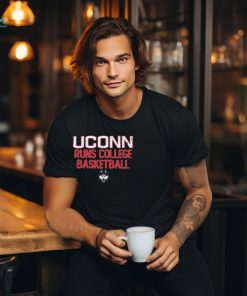 Uconn Runs College Basketball Ladies Boyfriend Shirt