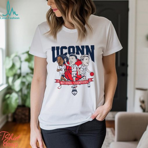 Uconn men’s basketball 2024 national champions caricatures shirt