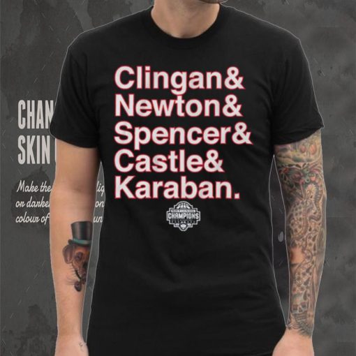 Uconn men’s basketball national champs starting 5 shirt