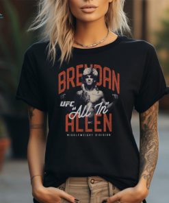 Ufc Merch Brendan Allen Retro Bitmap T Shirt