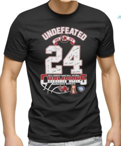 Undefeated 2024 38 0 Ncaa Women’s Basketball National Champions South Carolina Gamecocks Signatures Shirt