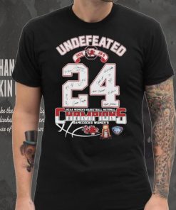 Undefeated 2024 38 0 Ncaa Women’s Basketball National Champions South Carolina Gamecocks Signatures Shirt
